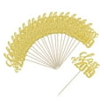 thumbnail image 1 of 20 piezas de decoración para tarta de graduación de 2019 palillos de , decoración de de graduación para tarta oro Gloria  Cake Topper Decor, 1 of 8