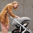 thumbnail image 5 of UPPAbaby CozyGanoosh for Aria and Mesa Infant Car Seat Carriers/Easily Attaches to Aria, Mesa, Mesa V2, Mesa Max/Ultra-Plush, Weather-Proof/Light Grey, 5 of 5