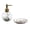 White, variant on Creative Ceramic Bathroom Two-piece Set Including Soap Dispenser And Soap Dish