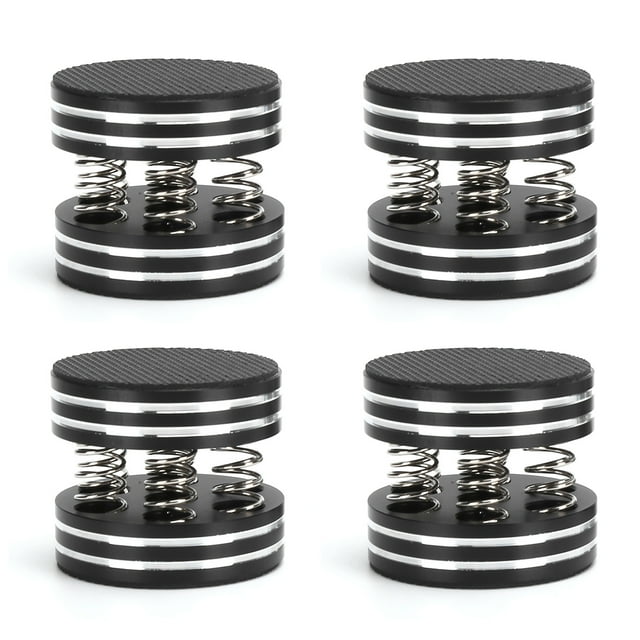 Pieds d'Isolation Sonore, 4 Pcs Pointes à Ressort pour Haut-Parleur Composants Pièces de Haut-Parleur Design Convivial