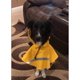 thumbnail image 3 of Impermeable ajustable para perros grandes, chaqueta ligera tipo poncho con capucha y tira reflectante (1 unidad, amarillo, XL), 3 of 4
