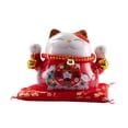 thumbnail image 3 of GUOOL Cute Cat Money Bank Animal Statue Sculpture Money Box Ceramic Ornament for A, 3 of 9