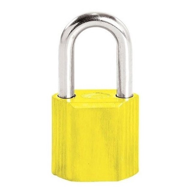 Candado No 9 Largo Amarillo Cuerpo De Hierro Forjado Lock Lock L9L38EAM