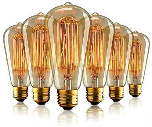 Lampadina LED Philips Vintage ST64 Amber - Dimmabile, Filamento A Spirale Visibile, 270 Lumen, 1800K, E27