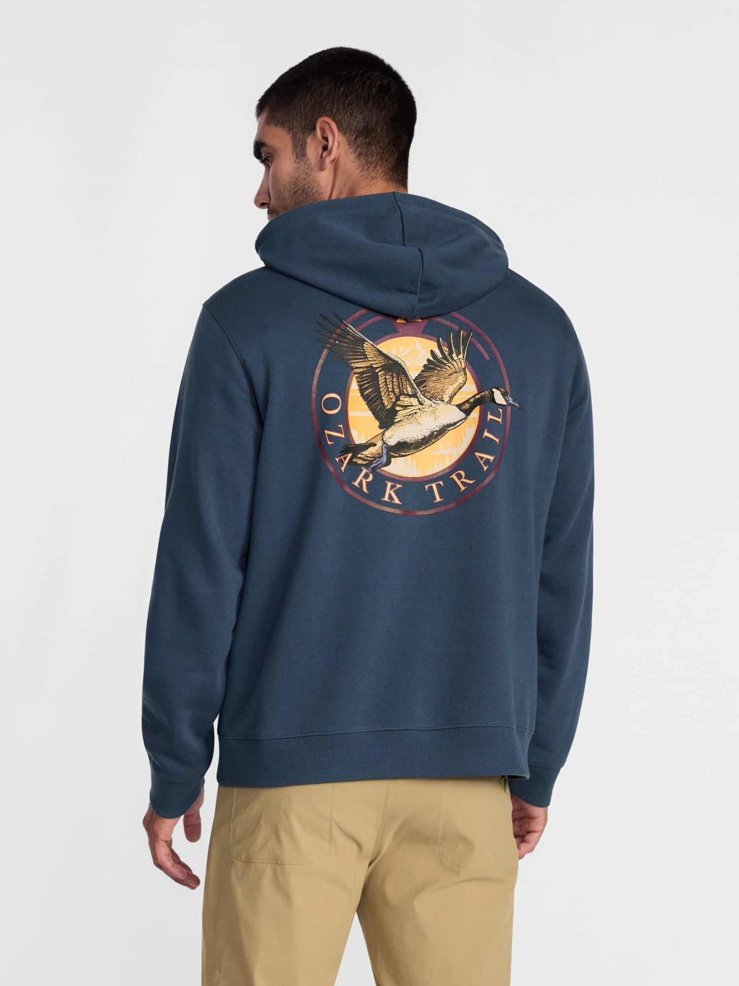 Ozark Trail Men's and Big Men's Graphic Hoodie, Sizes S-3XL