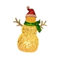 thumbnail image 4 of Decoración navideña de muñeco de nieve Strade Fareast Limited iluminada Bufanda verde, 4 of 8