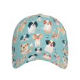 thumbnail image 2 of Haiem Colorful Dog Baseball Cap Dad Hat Cotton Soft Adjustable Fashion Hats for Men Women Unisex Style Headwear, 2 of 9