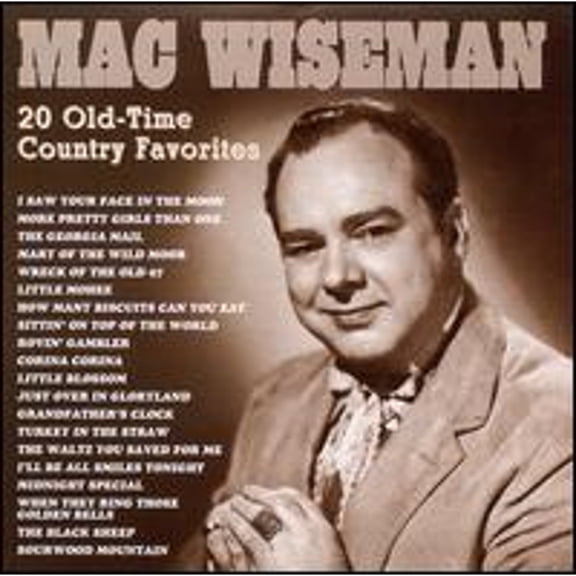 Pre-Owned 20 Old-Time Country Favorites (CD 0732351025820) by Mac Wiseman