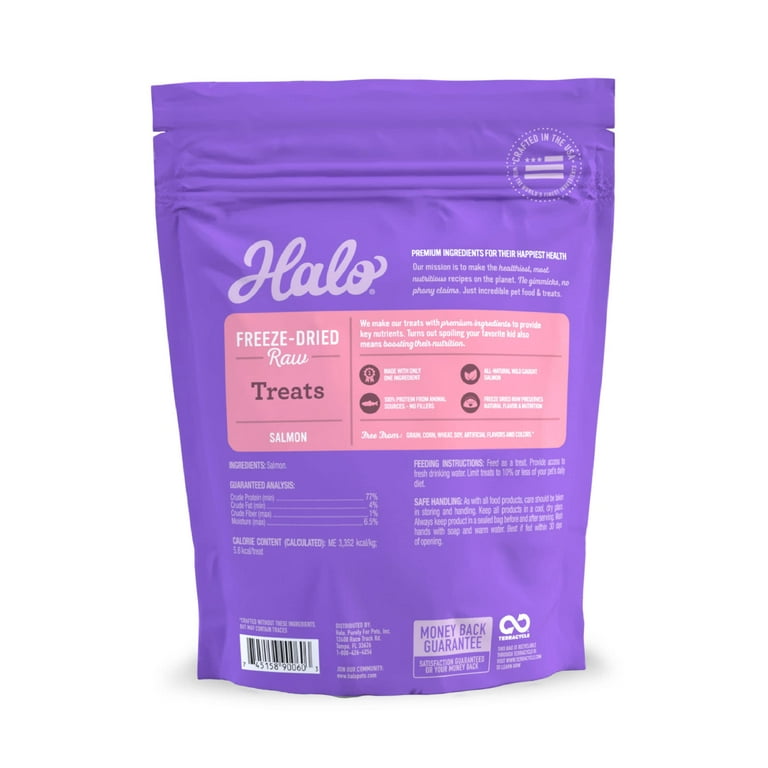 Halo Freeze Dried FEV6&nbsp;Raw Cat Treats, 100% Wild Caught