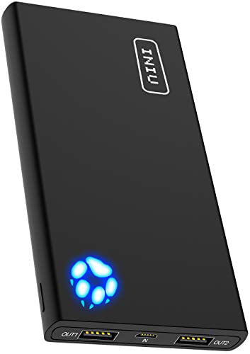 INIU Portable Charger, 10000mAh Power Bank, High-Speed 2 USB Ports with  Flashlight Battery Pack, Ultra Compact Slim Phone Cha –  –  Toys and Game Store