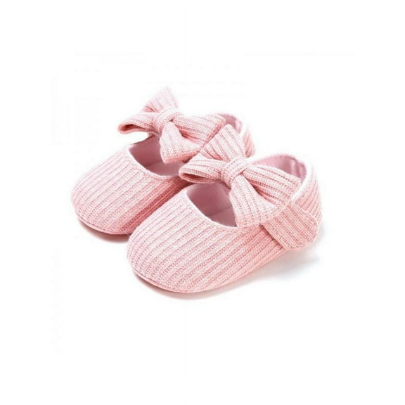 Infant Baby Girls Cozy Fleece Booties Soft Bottom Warm Cartoon Socks Newborn Crib Shoes