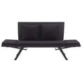 thumbnail image 6 of vidaXL Patio Bench Adjustable with Cushions for Outdoor Garden Poly Rattan, 6 of 9