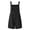 Black-No Side Pocket, variant on Aunavey Women's Short Overalls Summer Casual Adjustable Strap Loose Linen Short Bib Overalls Jumpsuit Rompers