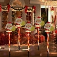 thumbnail image 4 of OEFNTAC 5PC Moving LED Christmas Lights Waterproof Outdoor Solar Courtyard Tree Reindeer Pathway Garden Patio Decorative Lighting Stake Kid Gift Battery Included, 4 of 6