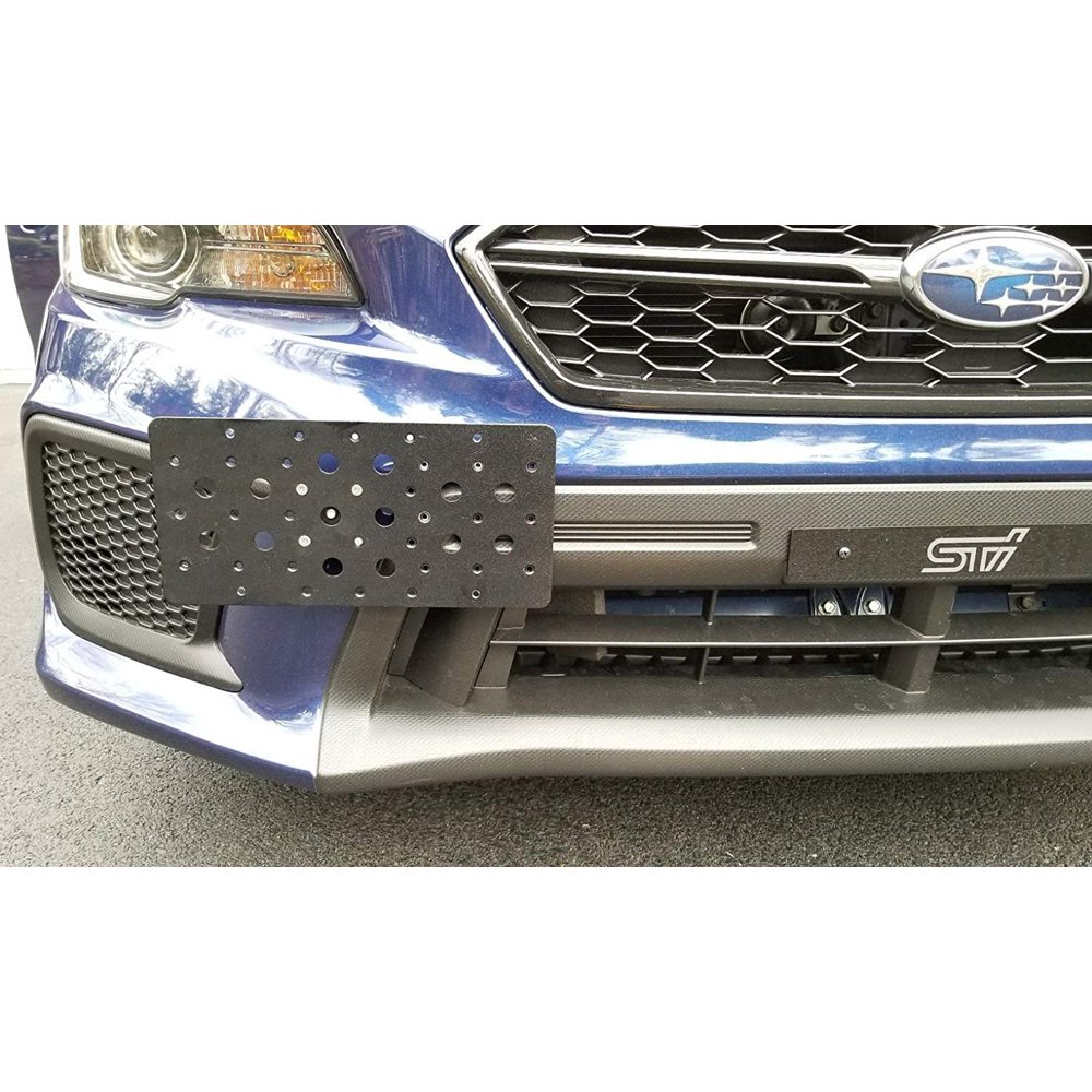Bumper Tow Hook License Plate Mount Bracket for Subaru WRX STI 2015