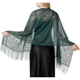 thumbnail image 3 of YooGuoGuo Lace Shawls and Wraps for Evening Dresses Elegant Womens Shawls and Wraps Dressy Sparkle Scarf for Wedding Party Prom, 3 of 9