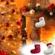 thumbnail image 1 of Adornos navideños de fieltro - Decoraciones de dibujos animados, 3,94x3,94x1,57 pulgadas, Rojo y Blanco, Material de tela suave para árbol y decoración del hogar, 1 of 6