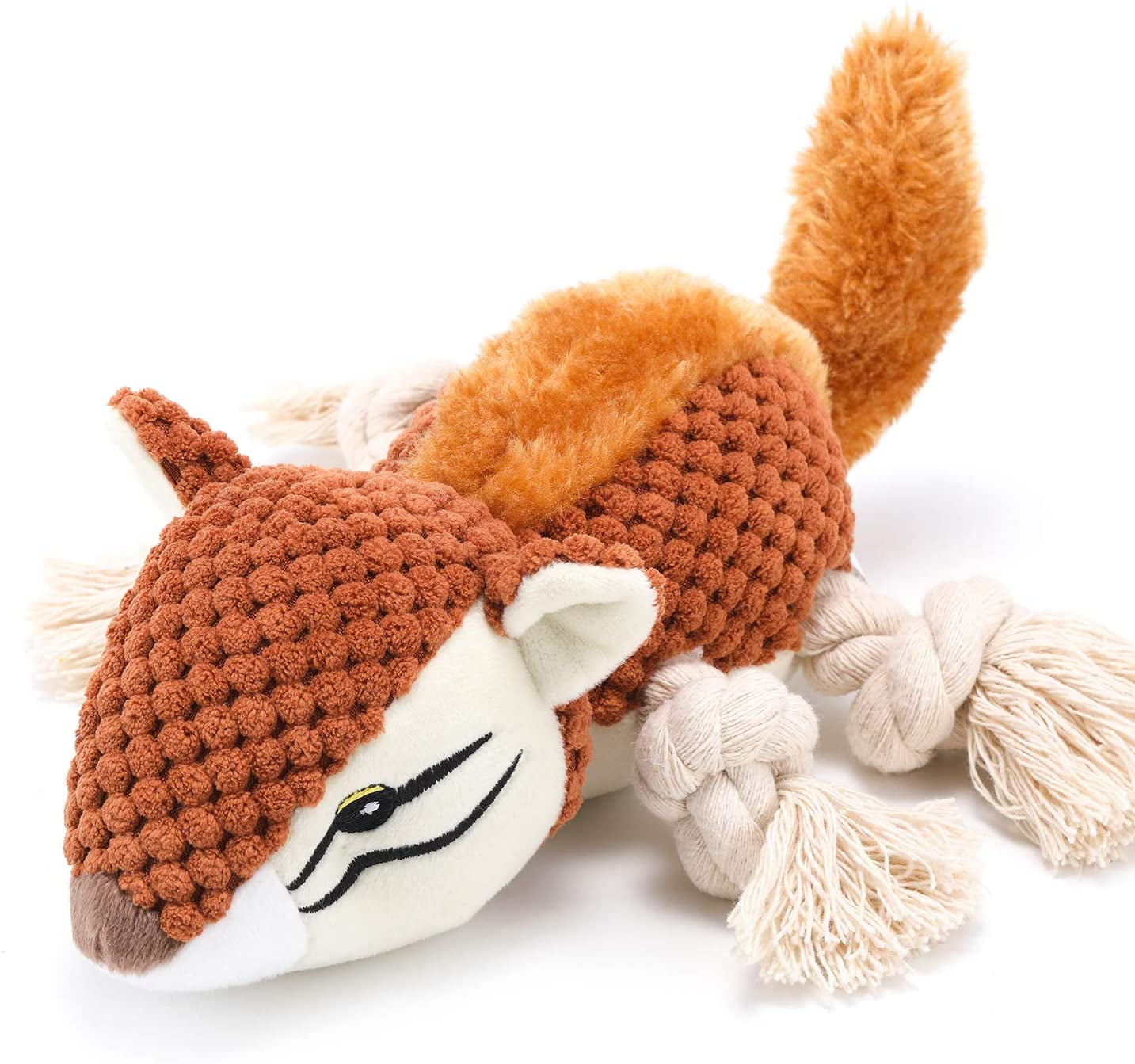 squirrel dog chew toy