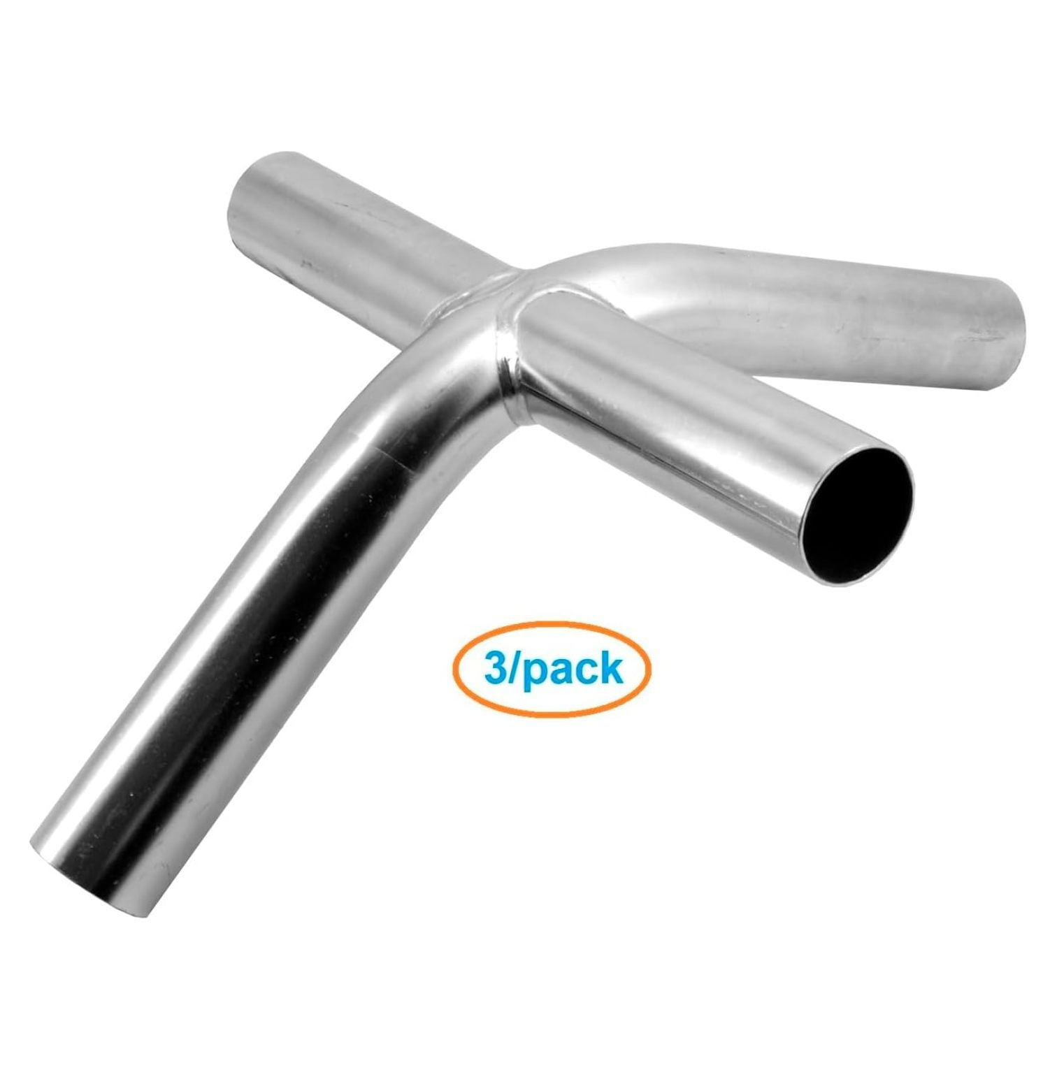 Canopy Fittings 1-3/8" 4-Way Connectors - 3 Pack | Carport Tent Shed Couplers | Galvanized Steel Frame Joints | Without Poles