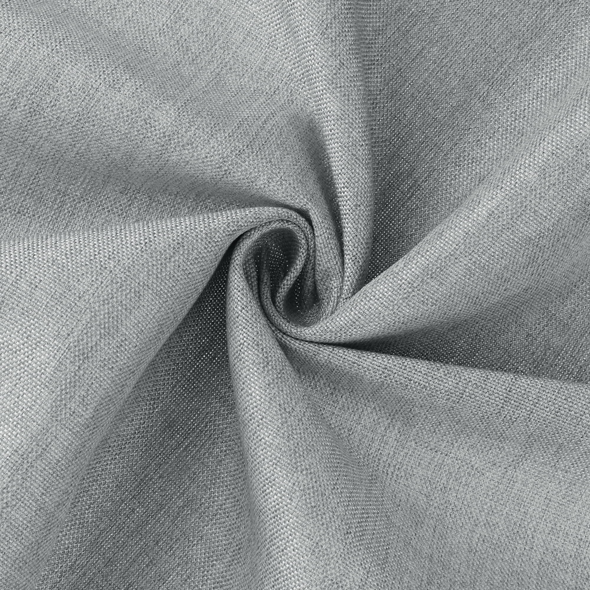 Unique Bargains Rectangle Cotton Linen Spillproof Table Cover Tablecloth Grey 55"x94"