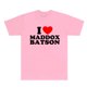 thumbnail image 1 of Camisetas I Love Maddox Batson Tee mujeres hombres moda urbana Camiseta de manga corta, 1 of 5