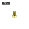 thumbnail image 3 of Unique Bargains Brass Hex Bolts, 1/2-13x3/4' 2 Pack Fully Thread Grade 4.8 Machine Screws, 3 of 4