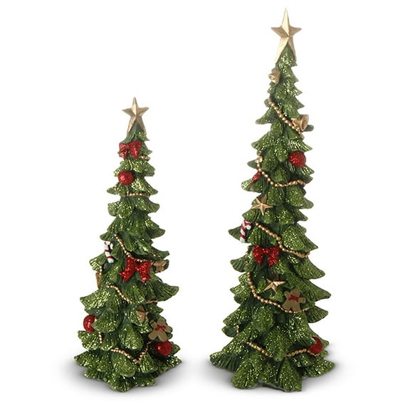 Raz Imports 2023 Classic Carols 11.5" Trees, Set of 2