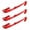 Red, variant on SafeTBoy VW Type 1 1958-1967 Standard 2 Point Burgundy Lap Bench Seat Belt Kit - 3 Belts