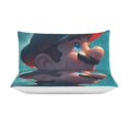 thumbnail image 3 of Super Mario 3-Piece Bedding Sets, Comforter Set (1 Quilt Cover + 2 Pillow Cover), Soft Microfiber Duvet Cover Set with Zipper Closure, 3 of 8
