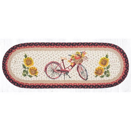 

Capitol Importing 68-602RB 13 x 36 in. OP-602 Red Bicycle Oval Patch Runner