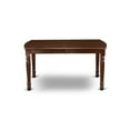 thumbnail image 3 of Rectangle Dining Set with 8 Upholstered Chairs - Kitchen Table Set, Mahogany Finish, 3 of 7