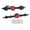 Black Red, variant on BIMZUC Premium RC Car Metal Front and Rear Axle Set Assembly Replacement Parts for MN D90 D91 99S FJ45 1/12 Scale Remote Control Truck Crawler Upgrade Accessories Black Red Colors