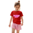 thumbnail image 4 of XEGLSBU Girls T Shirts Size 6/7 Girl's Birthday Cute Shirts and T Shirt Short Sleeve (1Y 13Y) Red Size 3-4 Years, 4 of 6