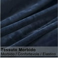 thumbnail image 3 of Elastic headboard cover for headboard -150 cm - for headboard 140-170 cm（Navy blue), 3 of 3