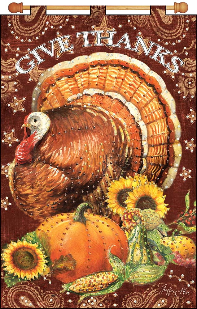 Mary Maxim Turkey Sequin Banner