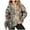 A004-Khaki, variant on Hoodie Womens Fall Oversized Sweatshirt Leopard print Drawstring Trendy Camo Shirt Clothes With Pockets