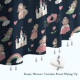 thumbnail image 6 of Princess Castle Rainbow Pattern Shower Curtain 36"x72" ,Bathroom Decorative Shower Curtains Set with 12 Hooks,Modern Waterproof Washable Shower Curtain, 6 of 6