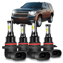 For Chevy Tahoe 2000-2006 Headlight Bulbs High Low Beam LED Lamp Set 4 pcs