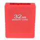 thumbnail image 3 of Tarjeta De Memoria Para Juegos, Consola De Juegos Tarjeta De Datos Plug And Play Aviso De Grabación Externo Para PS2 Cergrey Rojo, 3 of 8