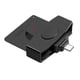 thumbnail image 2 of Lector de tarjetas inteligentes USB C Suministros Multiuso portátil para tarjetas bancarias Tarjetas de identificación para portátiles CUTICAT Lector de tarjetas, 2 of 8