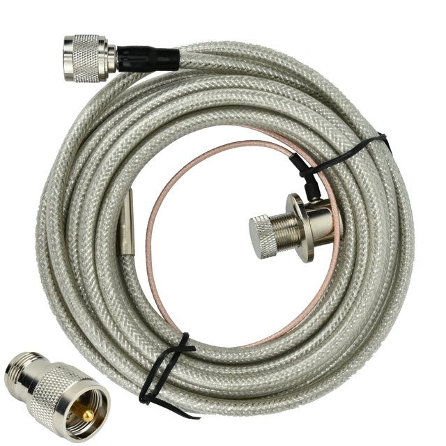 Cable de extensión coaxial Cable de video premium Conector macho hembra Cabeza N (con adaptador)