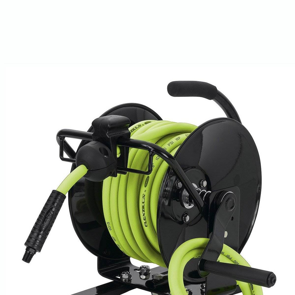 Flexzilla Portable Workforce Open Face Manual Air Hose Reel, 3/8 Inch x