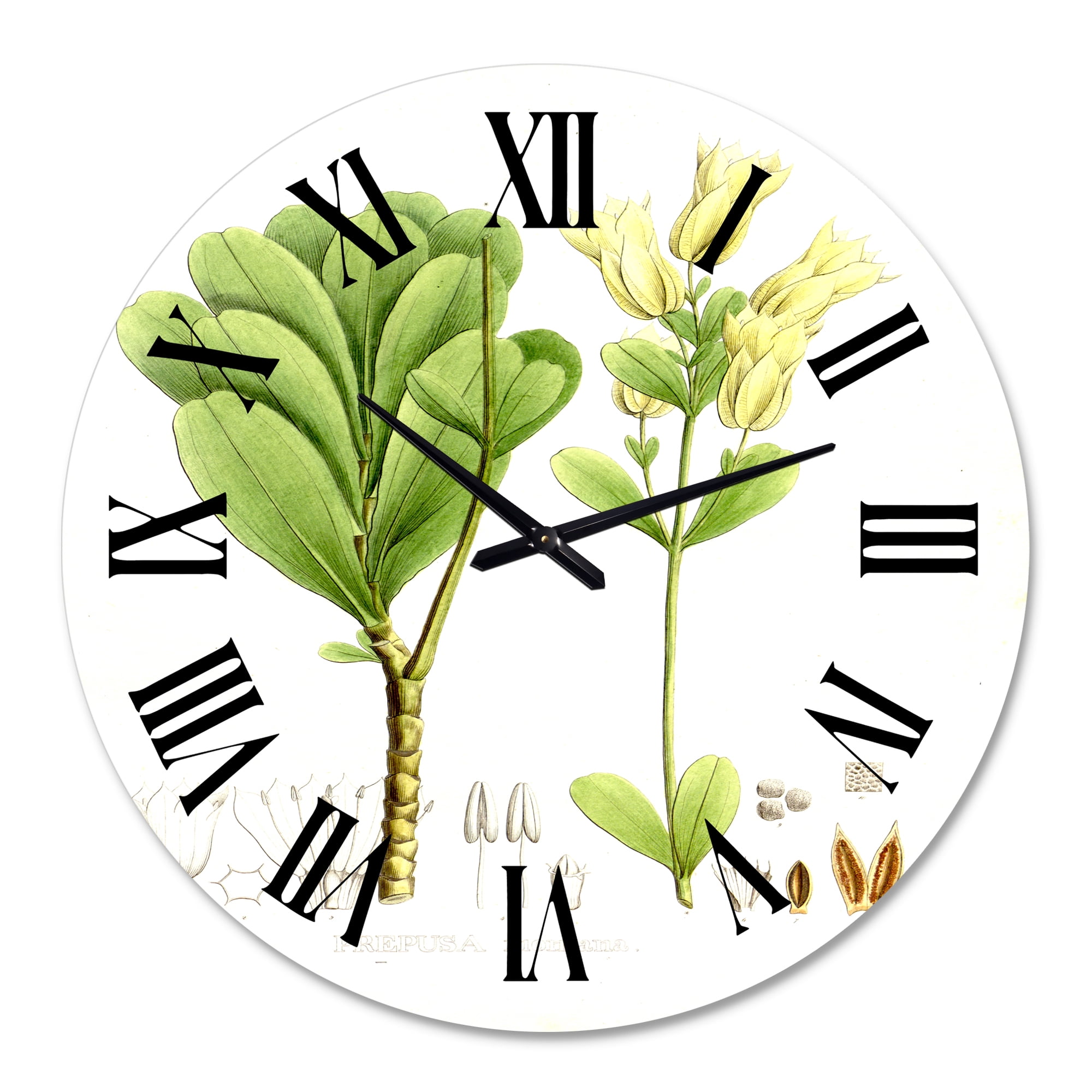 Designart 1 in Quartz Traditional Wall Clock