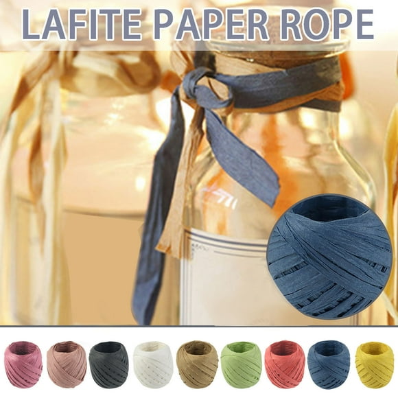 Vaidha Raffia String, 20m Raffia Ribbon for Wrapping Packing Birthday Gift Hamper & Box