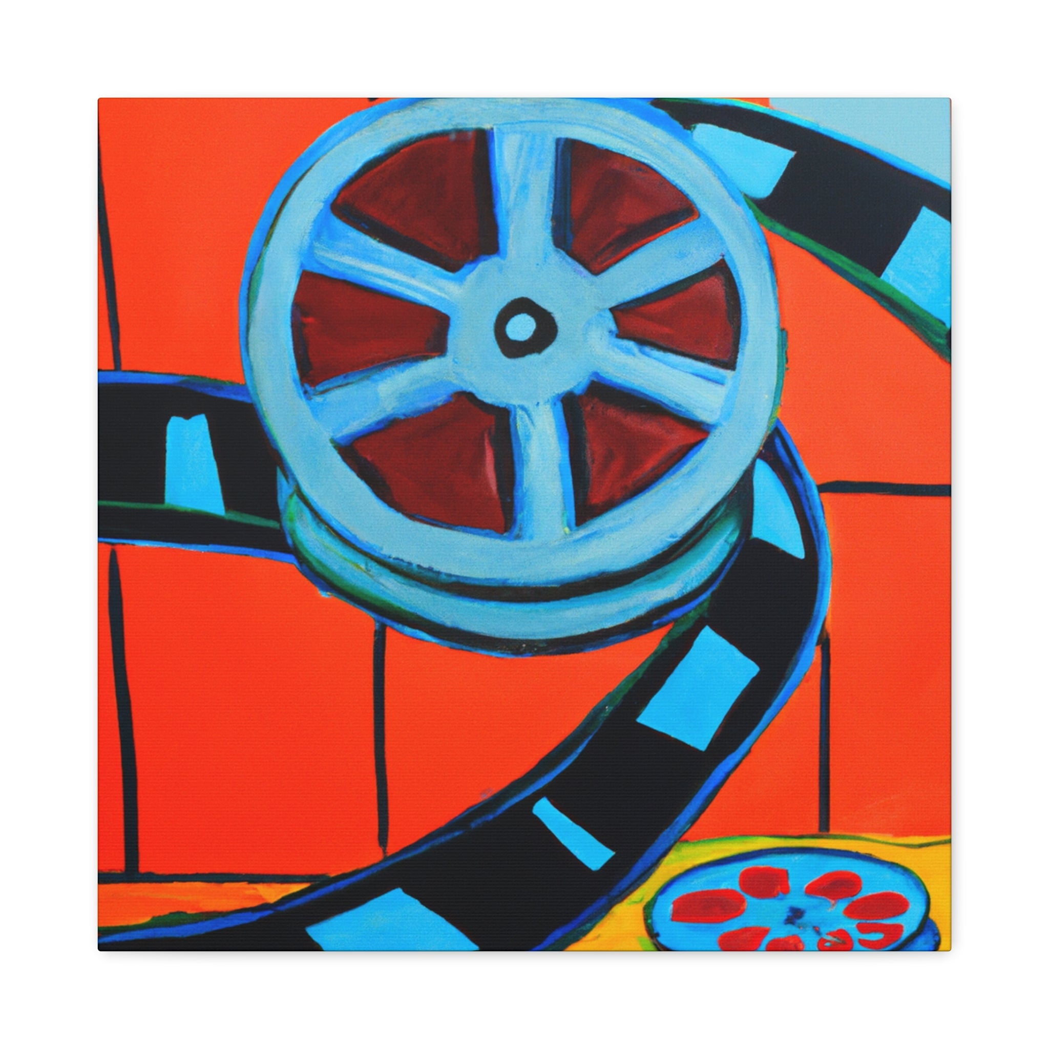 Movie Reel Reflection - Canvas