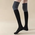 thumbnail image 4 of Nmnitkp Women's Cable Knit Thigh High Socks Over Knee High Long Leg Stockings Extra Long Winter Long Boot Leg Warmers Breathable and Antibacterial Womens Socks, 4 of 5