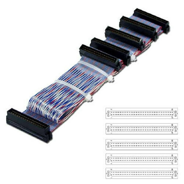 59" SCSI Ultra160 Five Drives PVC Twisted Pairs Ribbon Cable Walmart