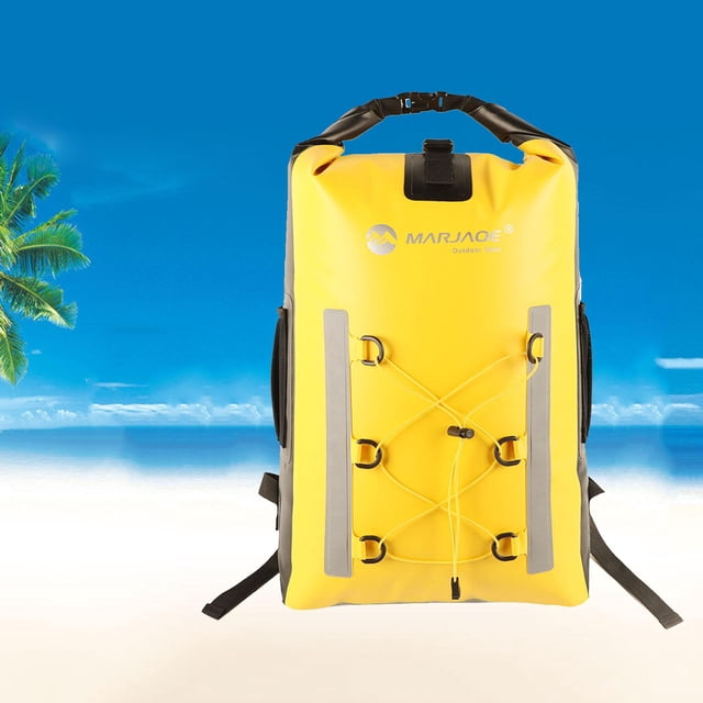 Buceo 30L Bolsa seca impermeable Portátil Kayak Rafting Camping Bolsa de Amarillo shamjiam Estuche a prueba de agua