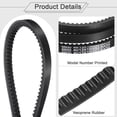 thumbnail image 3 of 2Pack AX59 EPDM V-Belt, Raw Edge Cogged V Belt, 61" Outer Circumference, 3 of 5