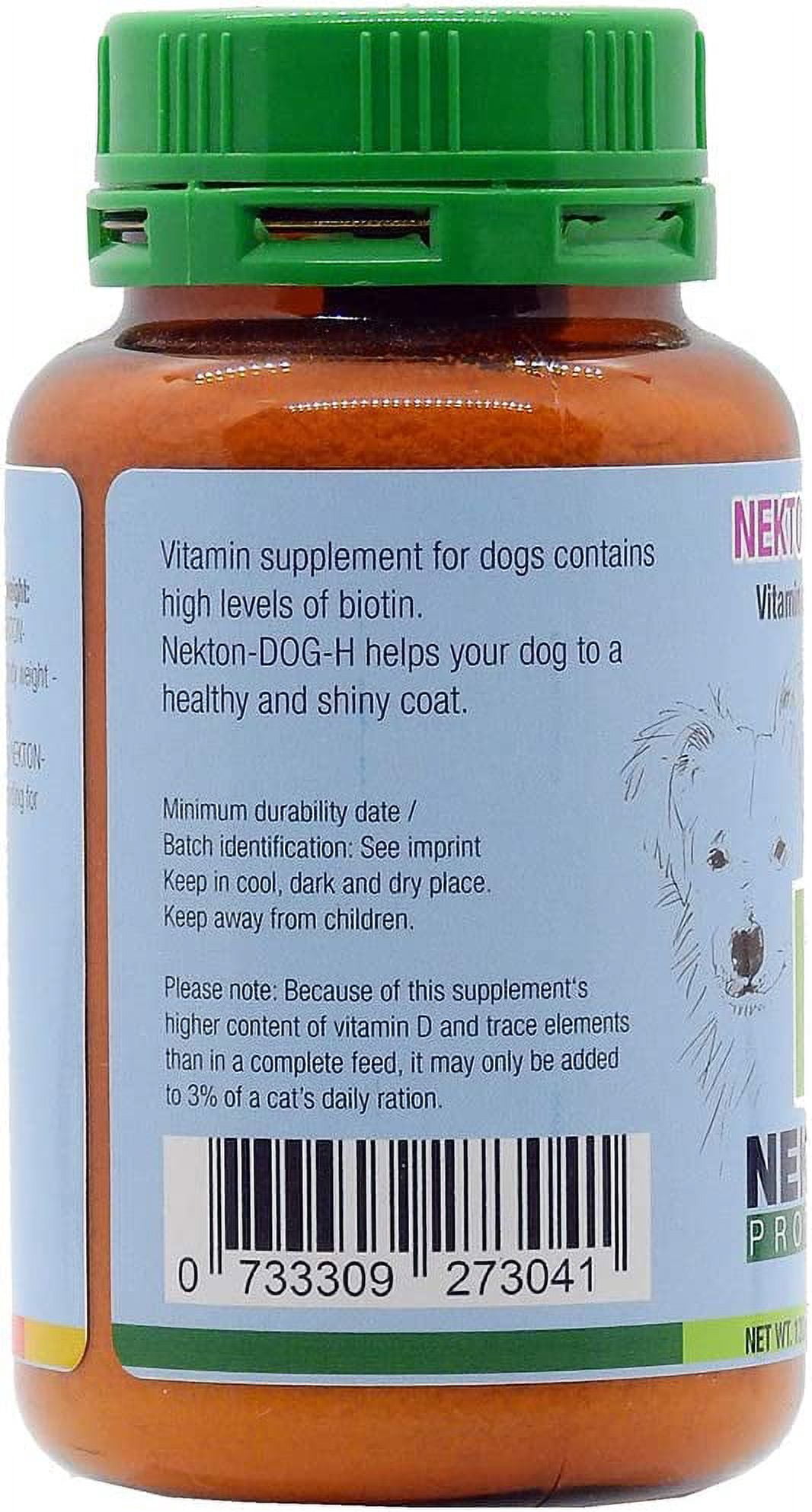 NEKTON Dog-H Canine Vitamin Supplement 4.23 oz (120g)